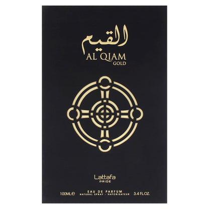 Lattafa Al Qiam Gold Eau de Parfum for Unisex – 3.4 oz | Rich Oriental Fragrance