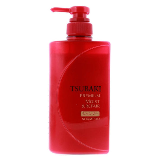Tsubaki Premium Moist Shampoo 490ml – Daily Repair for Damaged Hair, Restore Moisture & Shine Avelisse
