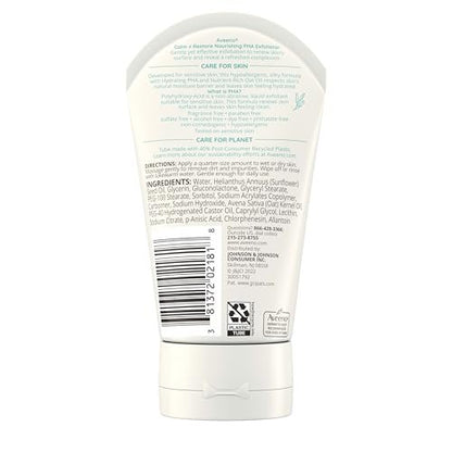 Aveeno Calm + Restore Nourishing PHA Facial Exfoliator for Sensitive Skin, Fragrance-Free & Non-Abrasive Oat Formula, Hypoallergenic, 4 fl. oz Avelisse