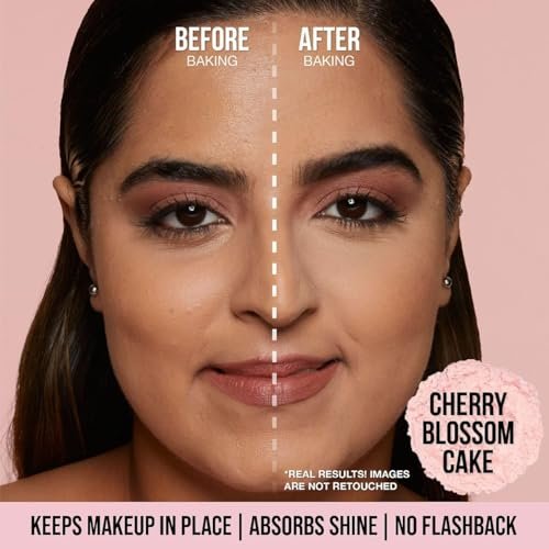 HUDA BEAUTY Easy Bake Loose Baking & Setting Powder – Cherry Blossom (Pink Shade, 1 oz) Avelisse