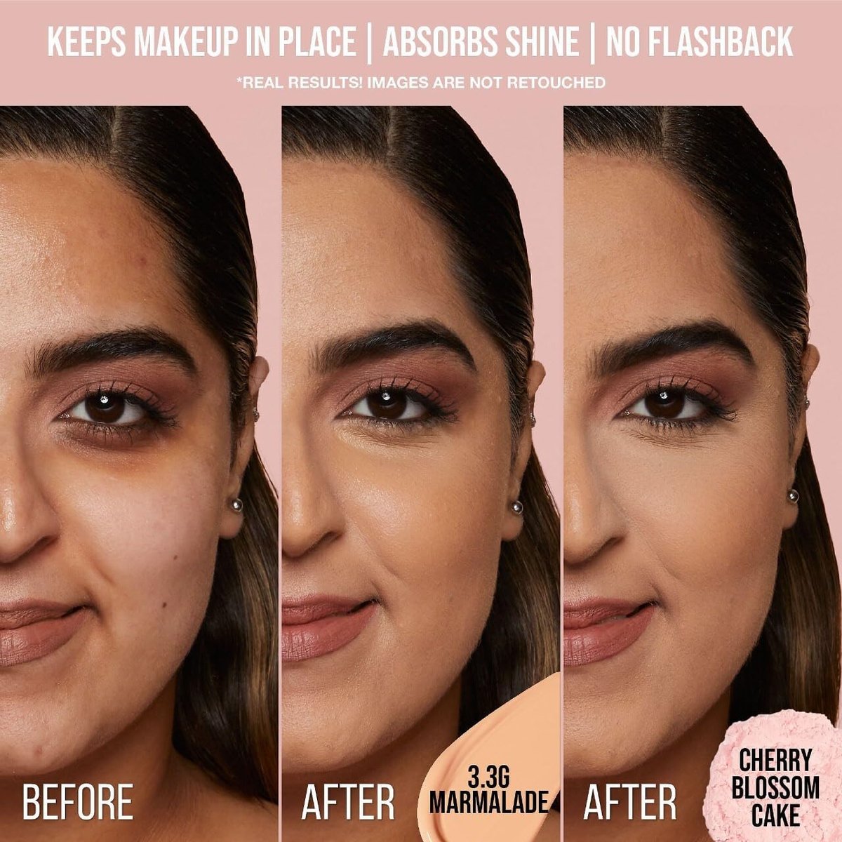 HUDA BEAUTY Easy Bake Loose Baking & Setting Powder – Cherry Blossom (Pink Shade, 1 oz) Avelisse