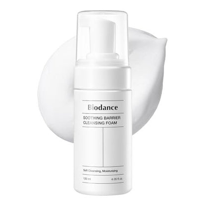 BIODANCE Soothing Barrier Cleansing Foam – – Micro Bubble Technology: Ultra-fine bubbles penetrate deep into pores – Image 1