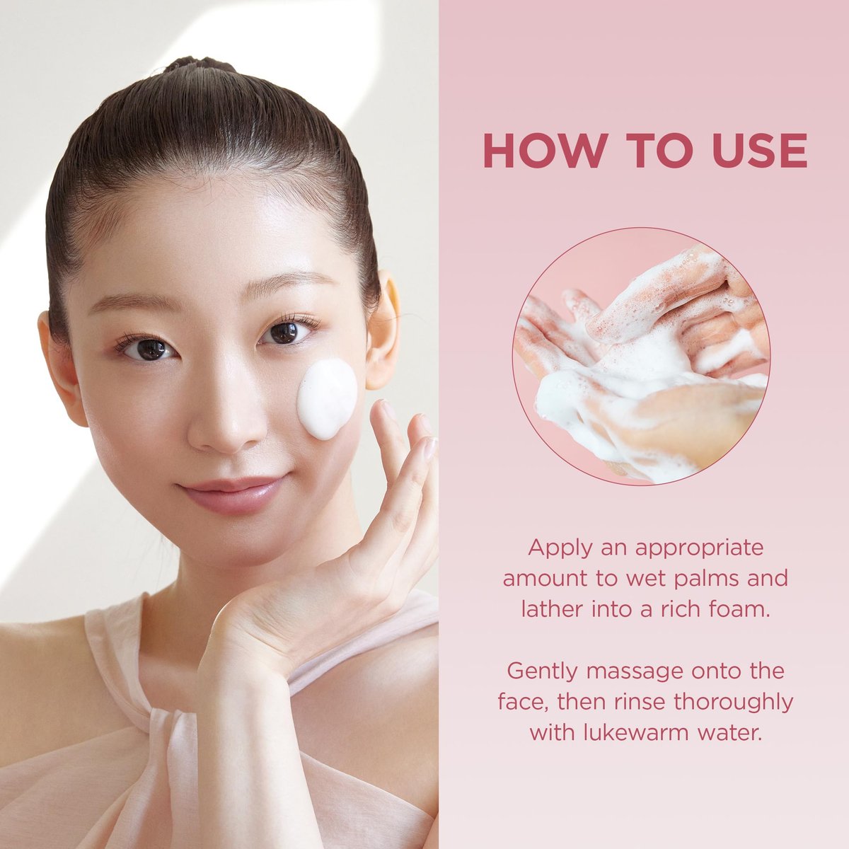 SKIN1004 Poremizing Deep Cleansing Foam with Himalayan Pink Salt & Centella Asiatica - 4.23 fl.oz (125ml) Korean Face Cleanser for Pore Care Avelisse