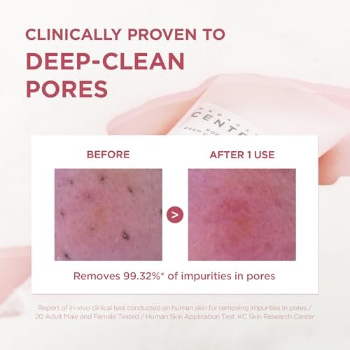 SKIN1004 Poremizing Deep Cleansing Foam with Himalayan Pink Salt & Centella Asiatica - 4.23 fl.oz (125ml) Korean Face Cleanser for Pore Care Avelisse