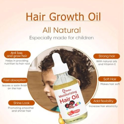 Extra Strength Growing & Nourishing Hair Serum with Black Seed Oil for Kids & Babies – Natural Hair Growth Treatment for Thick, Full Hair (2 Fl Oz) Avelisse