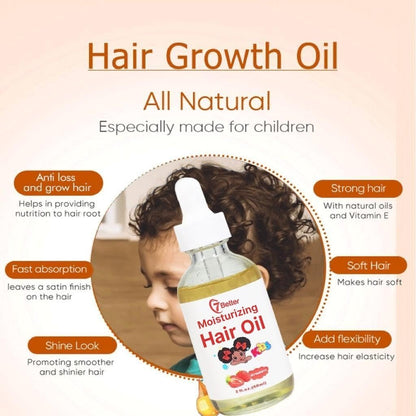 Extra Strength Growing & Nourishing Hair Serum with Black Seed Oil for Kids & Babies – Natural Hair Growth Treatment for Thick, Full Hair (2 Fl Oz) Avelisse