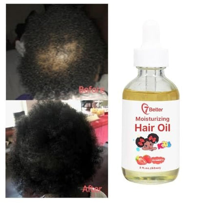 Extra Strength Growing & Nourishing Hair Serum with Black Seed Oil for Kids & Babies – Natural Hair Growth Treatment for Thick, Full Hair (2 Fl Oz) Avelisse