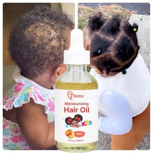 Extra Strength Growing & Nourishing Hair Serum with Black Seed Oil for Kids & Babies – Natural Hair Growth Treatment for Thick, Full Hair (2 Fl Oz) Avelisse