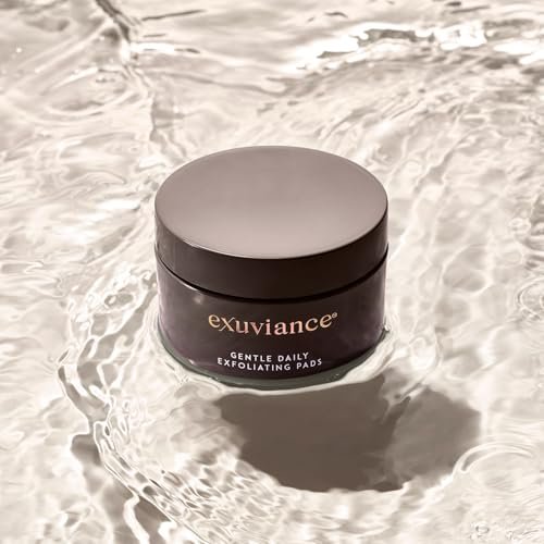 EXUVIANCE Gentle Daily Exfoliating Face Pads with PHA, Vitamin C & E, Green Tea & Cucumber Extracts, 60 Pads Avelisse