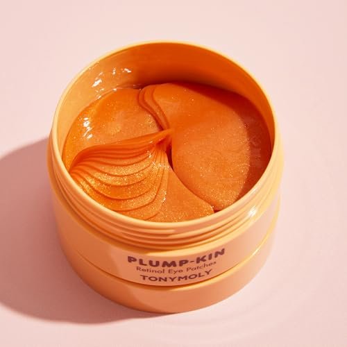 TONYMOLY Plump-kin Retinol Hydrogel Under Eye Patches – Hydrating & Refreshing Eye Patches with Retinol & Pumpkin Extract for Dark Circles & Puffy Eyes, 30 Pairs Avelisse
