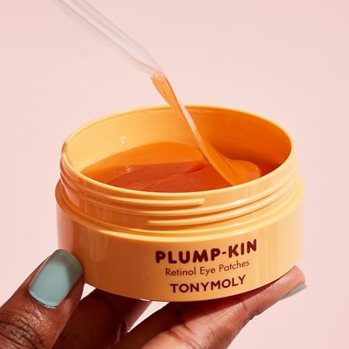 TONYMOLY Plump-kin Retinol Hydrogel Under Eye Patches – Hydrating & Refreshing Eye Patches with Retinol & Pumpkin Extract for Dark Circles & Puffy Eyes, 30 Pairs Avelisse