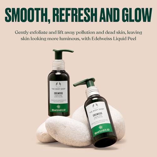 The Body Shop Edelweiss Liquid Peel – Gentle Exfoliating Facial Peel for Radiant Skin – Vegan, 100ml Avelisse