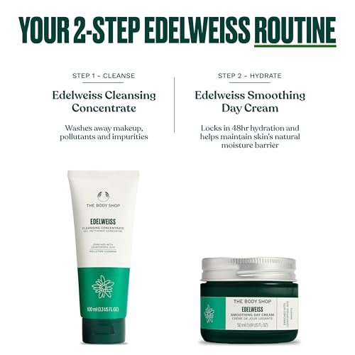 The Body Shop Edelweiss Cleansing Concentrate – Gentle Facial Cleanser for Tired, Dehydrated Skin – Vegan – 100ml - görsel 11