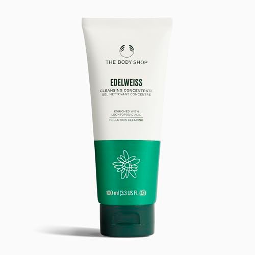 The Body Shop Edelweiss Cleansing Concentrate – Gentle Facial Cleanser for Tired, Dehydrated Skin – Vegan – 100ml - görsel 1