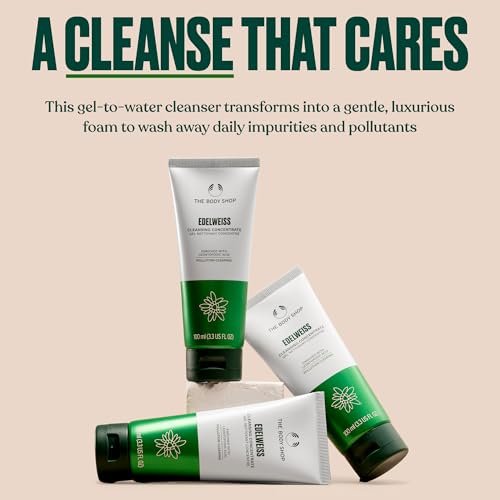 The Body Shop Edelweiss Cleansing Concentrate – Gentle Facial Cleanser for Tired, Dehydrated Skin – Vegan – 100ml - görsel 3