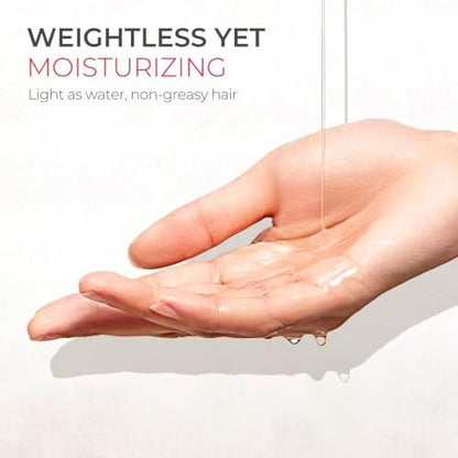 TYMO Weightless Hair Oil – Organic Nourishing Treatment for Shine, Smoothness & Protection, Vegan Serum for Dry, Damaged, Frizzy & Curly Hair, 2.7 Fl Oz Avelisse