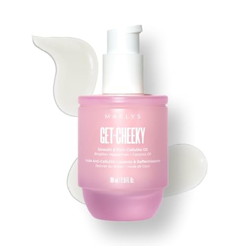 MAËLYS GET-CHEEKY Body Oil for Women - Cellulite Massage Oil with Shea Butter & Vitamin E - 2 Fl Oz Avelisse