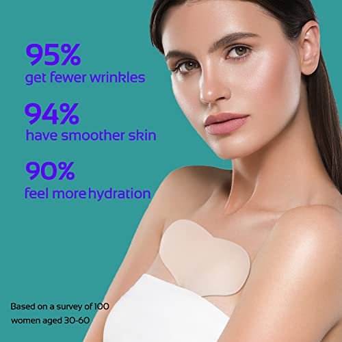 AGOPLEE Chest Wrinkle Pads - Pack of 5 Medical Grade Anti-Aging Skin Firming Patches for Décolleté & Neck Avelisse