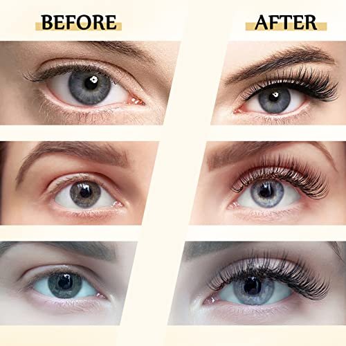 Cintizon Magnetic Eyelashes Natural Look – 10 Pairs Reusable False Lashes with 4 Tubes Magnetic Eyeliner & Tweezer - görsel 8