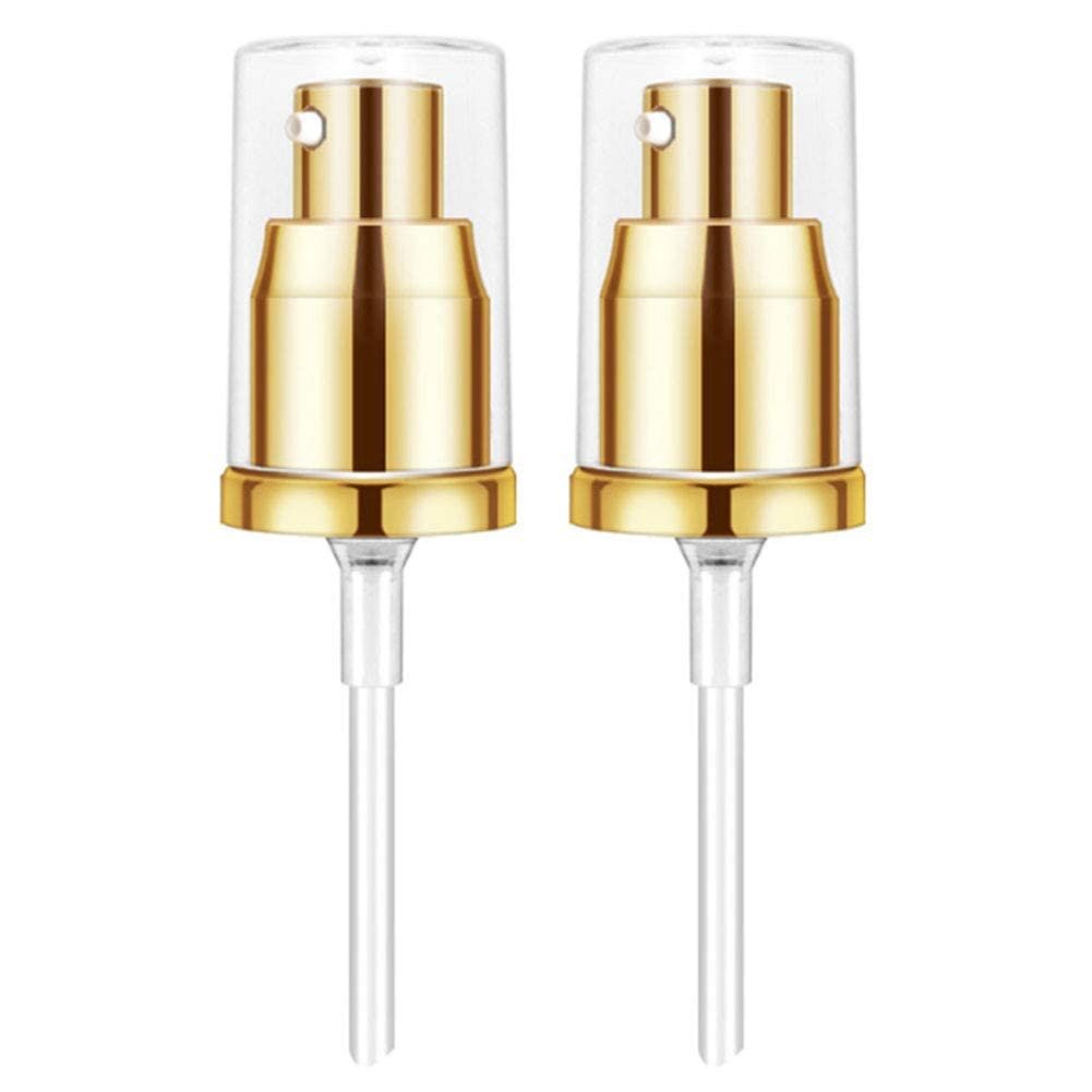 OBHRRY 2-Pack Foundation Pump Compatible with Estée Lauder Double Wear Foundation (Upgrade) – Gold - görsel 1