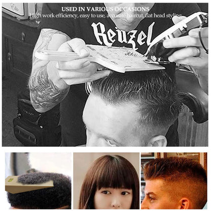 Joyzan Flat Top Guide Hair Comb - Precision Leveling Comb for Barber Cuts, Clipper Cutting Angle Adjustment, Large Teeth Styling Tool for Home and Salon