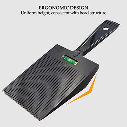 Joyzan Flat Top Guide Hair Comb - Precision Leveling Comb for Barber Cuts, Clipper Cutting Angle Adjustment, Large Teeth Styling Tool for Home and Salon