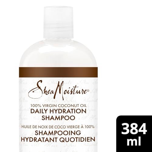 Shea Moisture Daily Hydration Shampoo with 100% Virgin Coconut Oil, Coconut Milk & Acacia Senegal - 13 fl oz - görsel 4