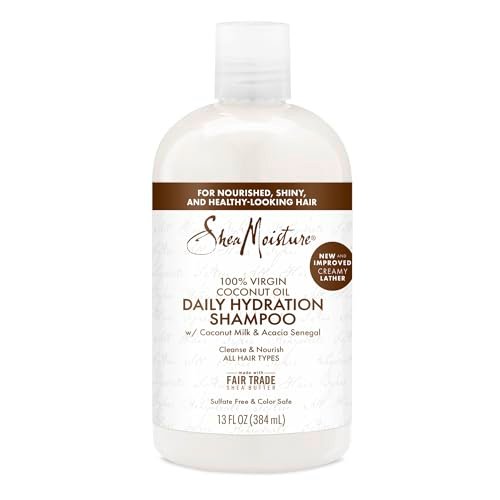 Shea Moisture Daily Hydration Shampoo with 100% Virgin Coconut Oil, Coconut Milk & Acacia Senegal - 13 fl oz - görsel 2