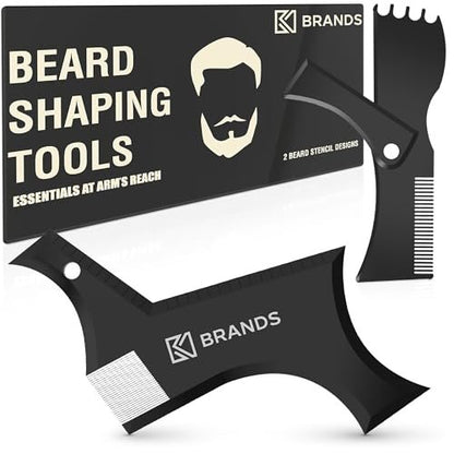 Alfaly Beard Shaper Kit – Precision Lineup & Guide Tool for Perfect Beard Styling