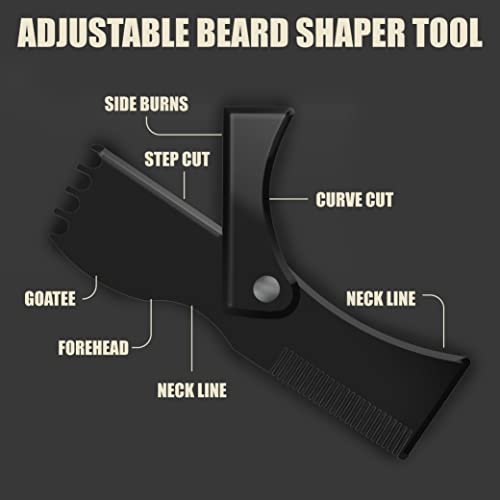 Alfaly Beard Shaper Kit – Precision Lineup & Guide Tool for Perfect Beard Styling - görsel 12