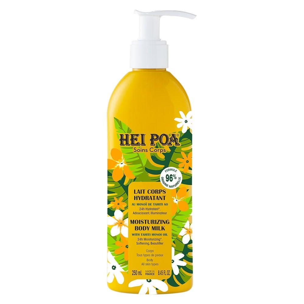 Hei Poa Moisturizing Body Milk with Tahiti Monoi Oil - 250ml (8.45 Fl Oz) - görsel 1