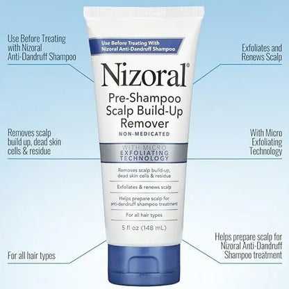 Nizoral Pre-Shampoo Scalp Build-Up Remover – Exfoliates and Renews to Prepare for Anti-Dandruff Treatment, 5 oz Avelisse