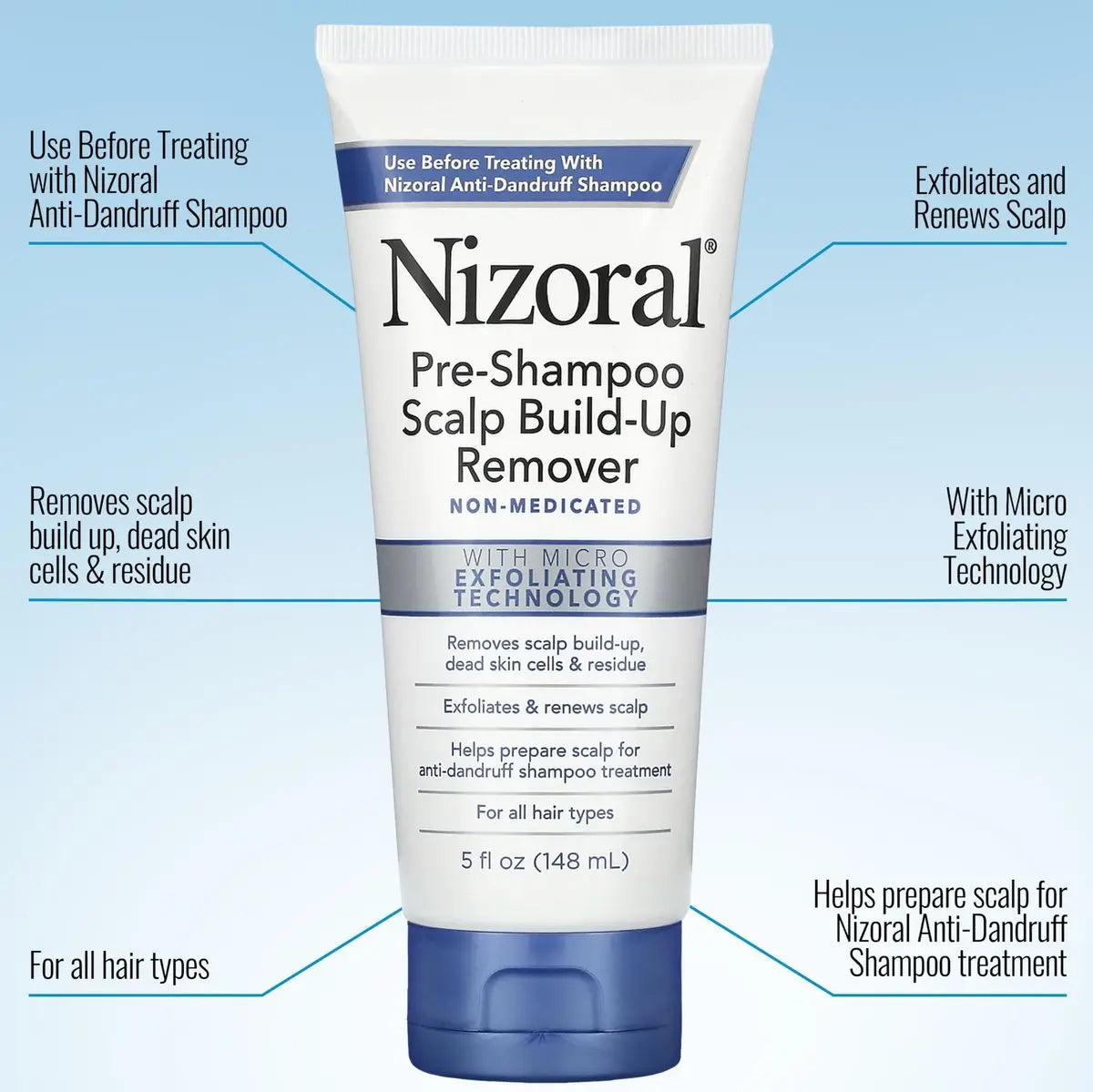 Nizoral Pre-Shampoo Scalp Build-Up Remover – Exfoliates and Renews to Prepare for Anti-Dandruff Treatment, 5 oz Avelisse