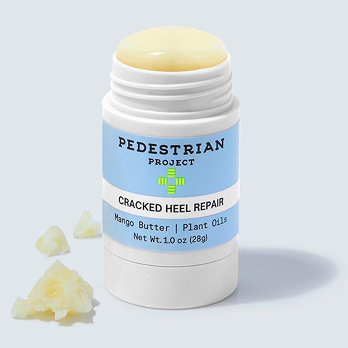 Pedestrian Project Cracked Heel Repair Foot Care Balm – Smooths & Fills Cracks with Shea & Mango Butters, Vegan & Cruelty Free, 1 oz Avelisse