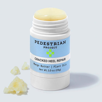 Pedestrian Project Cracked Heel Repair Foot Care Balm – Smooths & Fills Cracks with Shea & Mango Butters, Vegan & Cruelty Free, 1 oz Avelisse