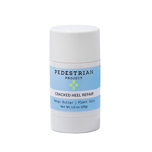 Pedestrian Project Cracked Heel Repair Foot Care Balm – Smooths & Fills Cracks with Shea & Mango Butters, Vegan & Cruelty Free, 1 oz Avelisse