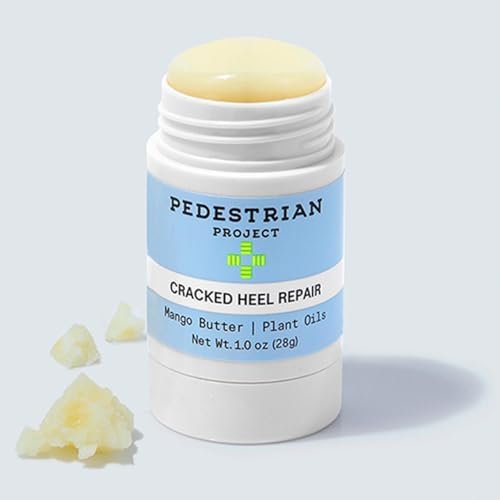 Pedestrian Project Cracked Heel Repair Foot Care Balm – Smooths & Fills Cracks with Shea & Mango Butters, Vegan & Cruelty Free, 1 oz Avelisse
