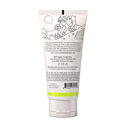 Pedestrian Project Walker’s Foot Cream - Hydrates, Softens & Smooths Calluses & Dry Feet with Shea Butter, Moringa Seed Oil & Aloe - Vegan, Cruelty-Free Foot Care, 4 oz Avelisse