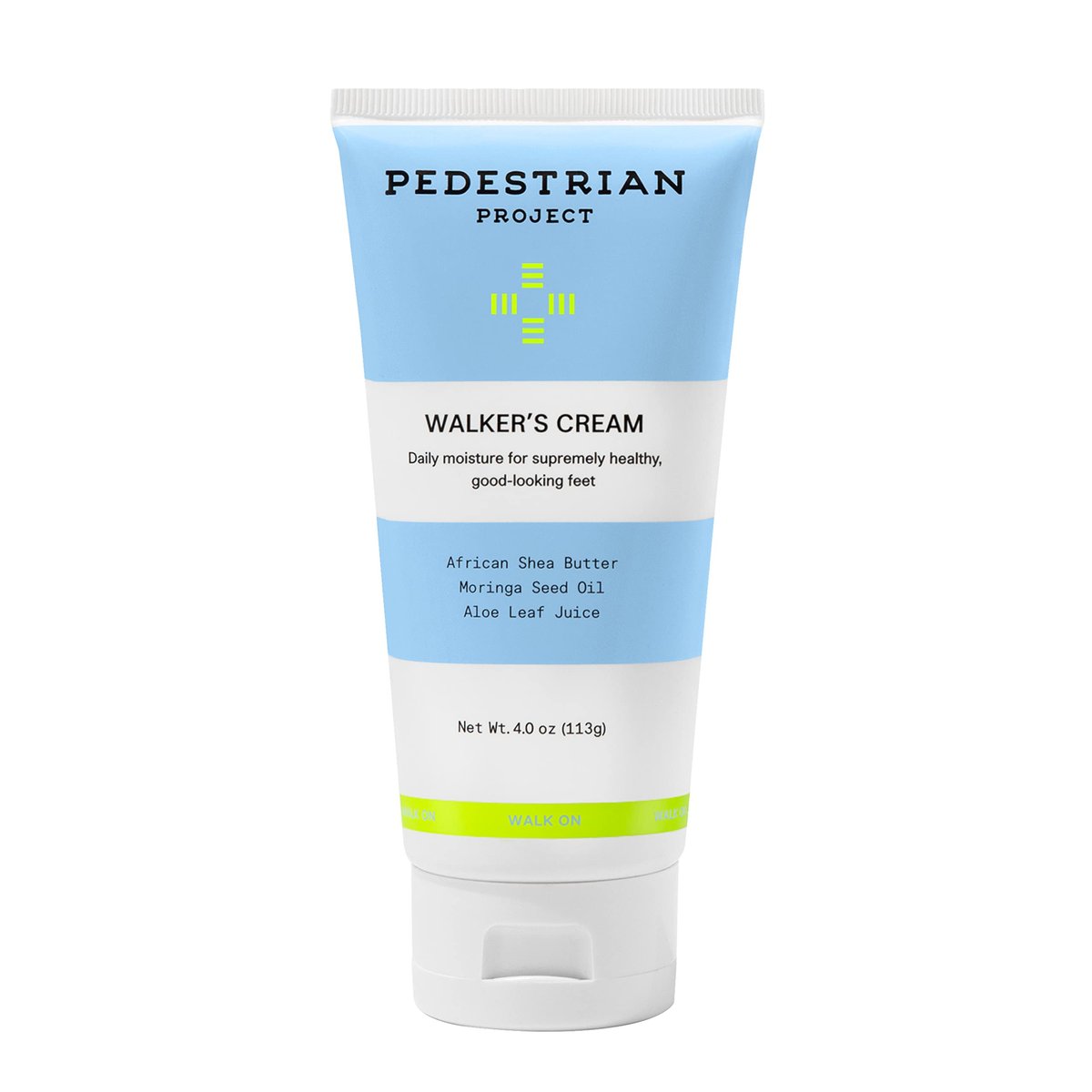 Pedestrian Project Walker’s Foot Cream - Hydrates, Softens & Smooths Calluses & Dry Feet with Shea Butter, Moringa Seed Oil & Aloe - Vegan, Cruelty-Free Foot Care, 4 oz Avelisse
