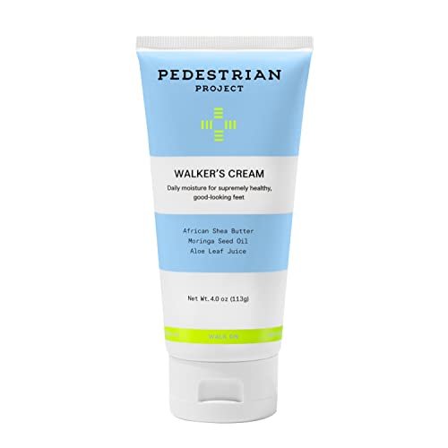 Pedestrian Project Walker’s Foot Cream - Hydrates, Softens & Smooths Calluses & Dry Feet with Shea Butter, Moringa Seed Oil & Aloe - Vegan, Cruelty-Free Foot Care, 4 oz Avelisse