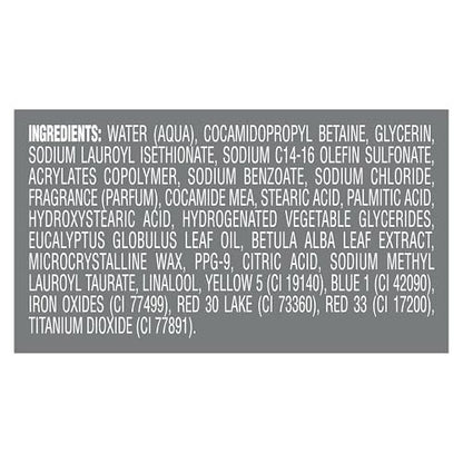 DOVE MEN + CARE Relaxing Blue Eucalyptus & Birch Body and Face Wash, 30 oz – 24-Hour Nourishing Micromoisture Technology