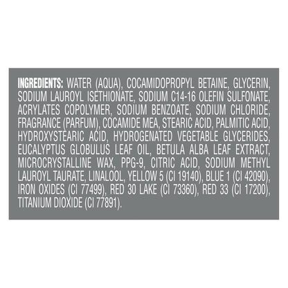 DOVE MEN + CARE Relaxing Blue Eucalyptus & Birch Body and Face Wash, 30 oz – 24-Hour Nourishing Micromoisture Technology