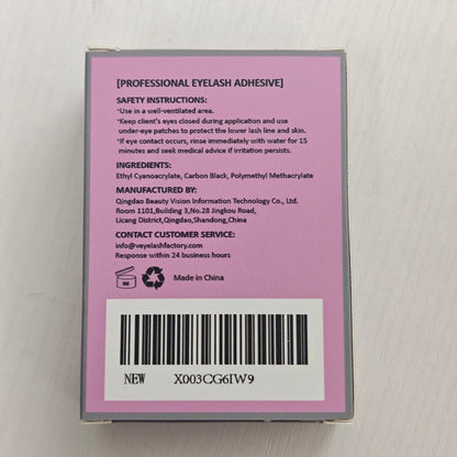 VEYES INC Eyelash Extension Glue - 0.5-1 Second Drying, Black Adhesive (5ml) for Professional Lash Techs, Up to 8 Weeks Retention