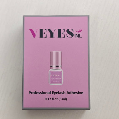 VEYES INC Eyelash Extension Glue - 0.5-1 Second Drying, Black Adhesive (5ml) for Professional Lash Techs, Up to 8 Weeks Retention