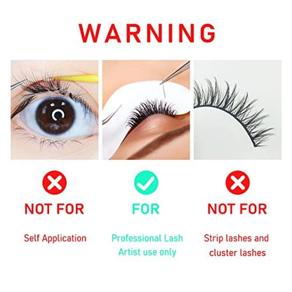 VEYES INC Eyelash Extension Glue - 0.5-1 Second Drying, Black Adhesive (5ml) for Professional Lash Techs, Up to 8 Weeks Retention