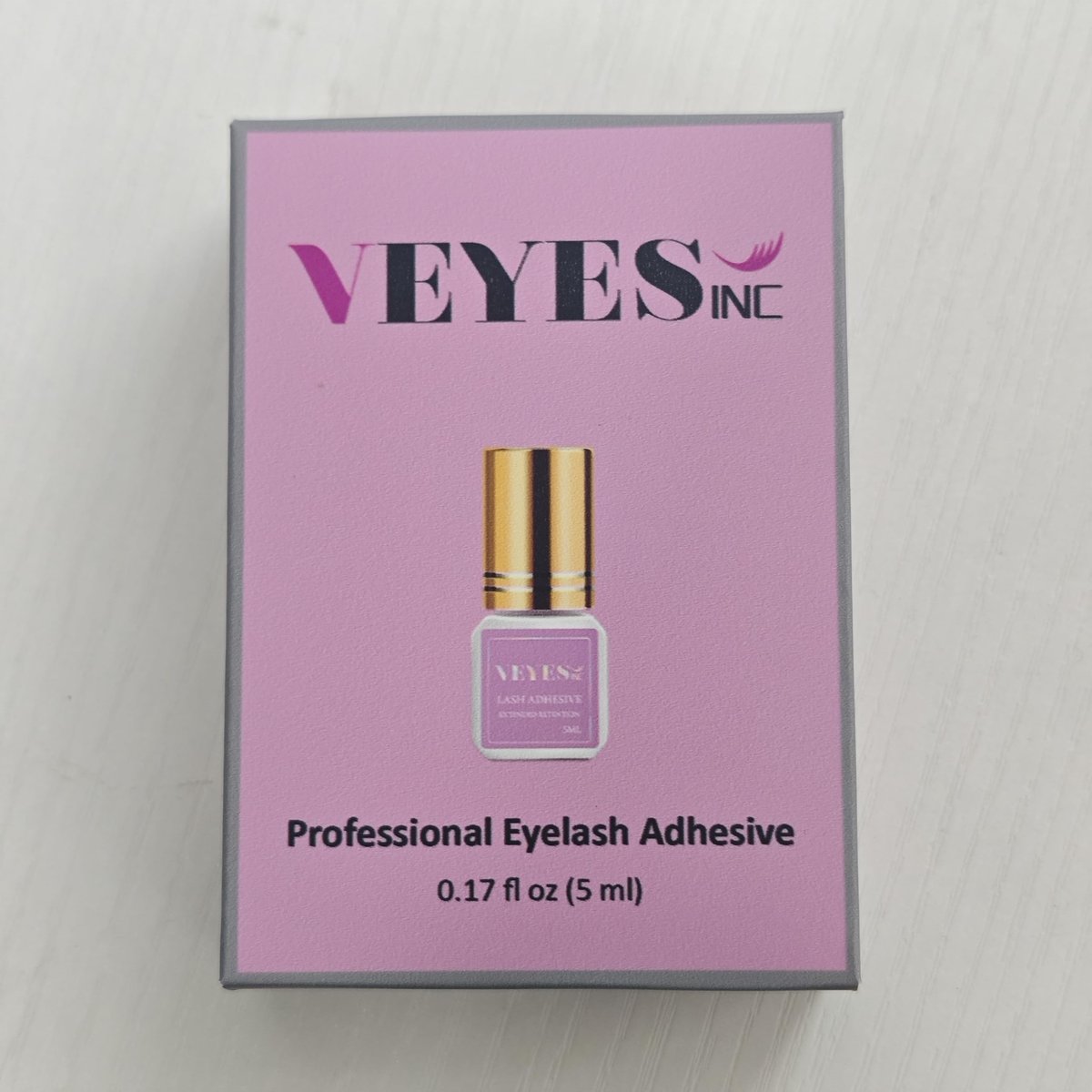 VEYES INC Lash Glue 5 ML – 1-2 Sec Drying Time, 8 Weeks Bonding Black Eyelash Extension Adhesive Avelisse