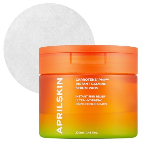 APRILSKIN Carrotene IPMP™ Instant Calming Serum Toner Pads – 80 Pads Vegan Korean Skin Care - görsel 2