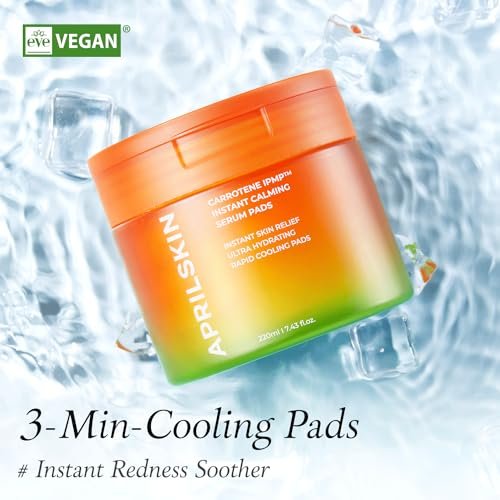 APRILSKIN Carrotene IPMP™ Instant Calming Serum Toner Pads – 80 Pads Vegan Korean Skin Care - görsel 4