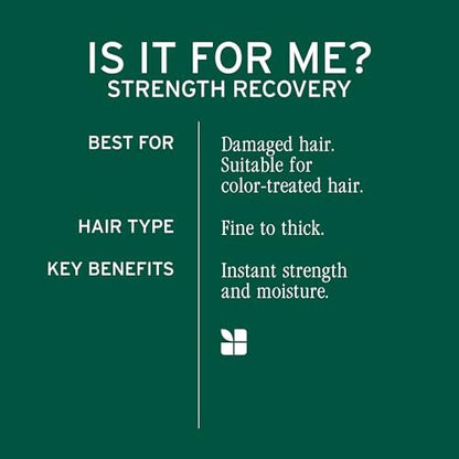 Biolage Strength Recovery Deep Treatment – Nourishing Hair Mask with Olive Squalane & Proteins, Vegan & Paraben-Free, 3.3 Fl Oz Avelisse