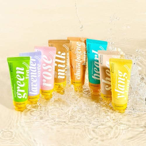AVRYBEAUTY Milk & Honey Shea Butter Lotion - 6 Pack, 1.5 oz Each, Moisturizing Hand & Body Lotion, Vegan, Natural Scent, Relaxation Avelisse